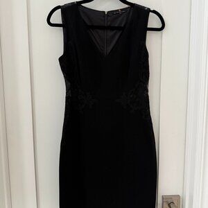 Elie Tahari Sheath Cocktail Dress Black Size 2